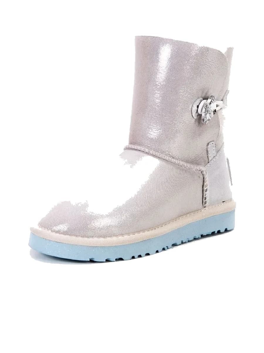 UGG Kids Bailey Button I Do White — фото 2