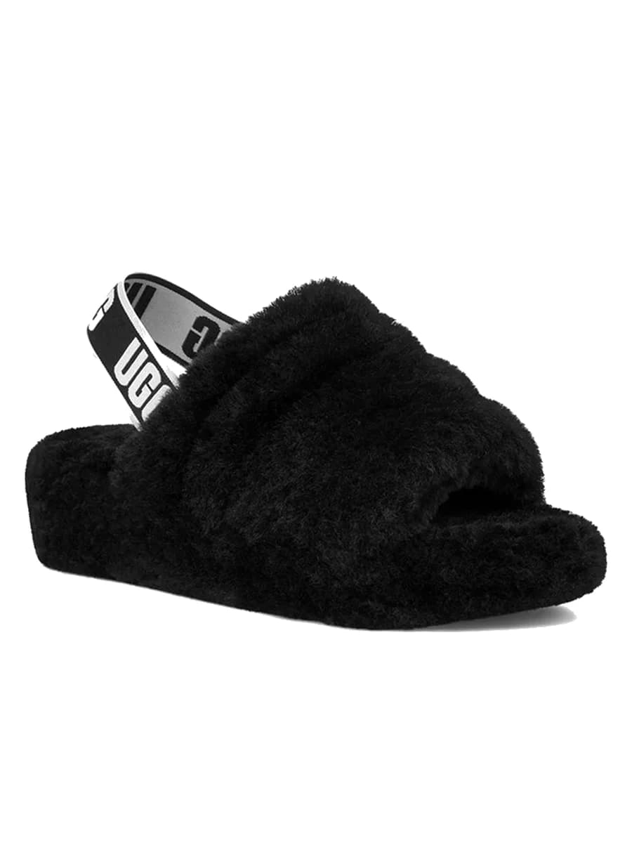 UGG Fluff Yeah Slide-Black — фото 2