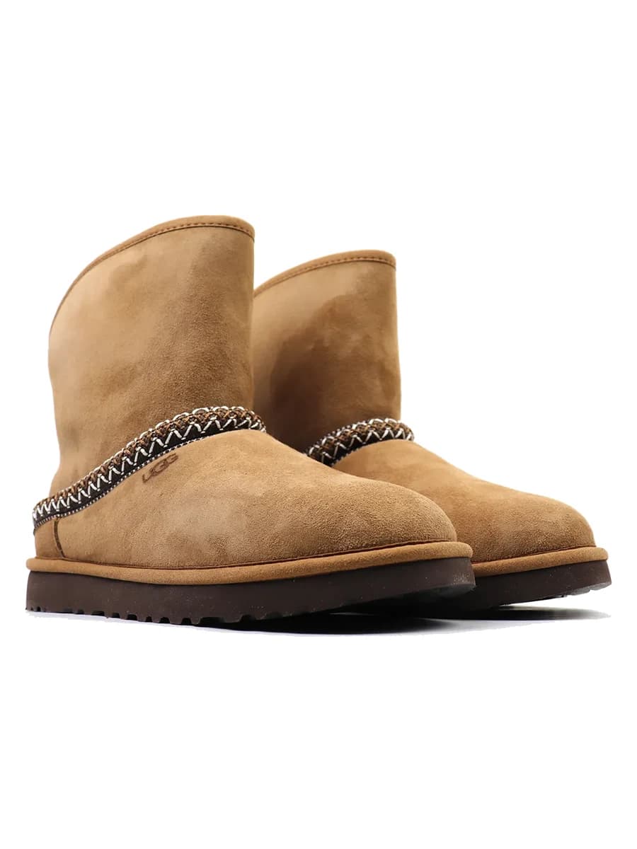 UGG Classic Short Cresent Chestnut — фото 2