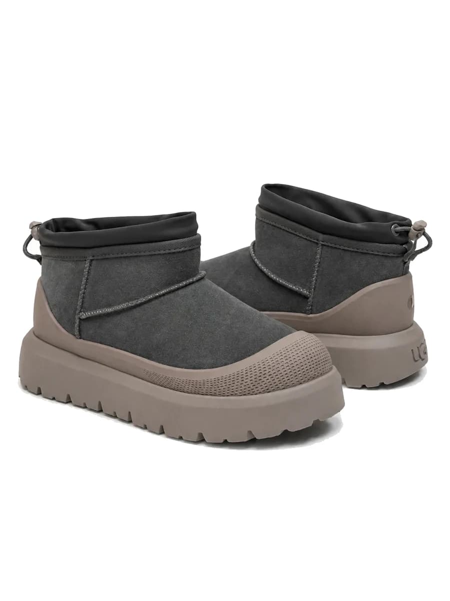 UGG Classic Ultra Mini Weather Hybrid Cobble Grey — фото 3