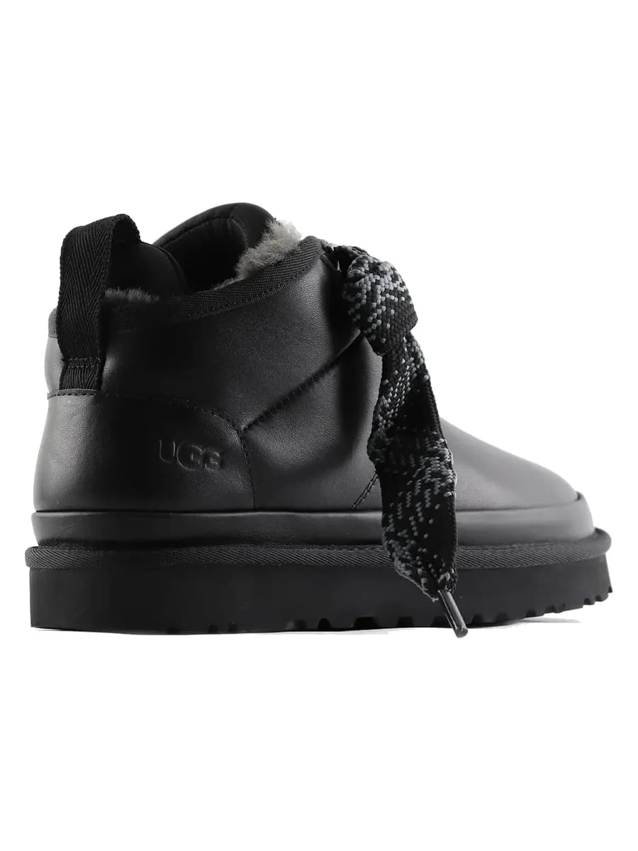 UGG Mens Neumel Leather FT Moss Black — фото 4