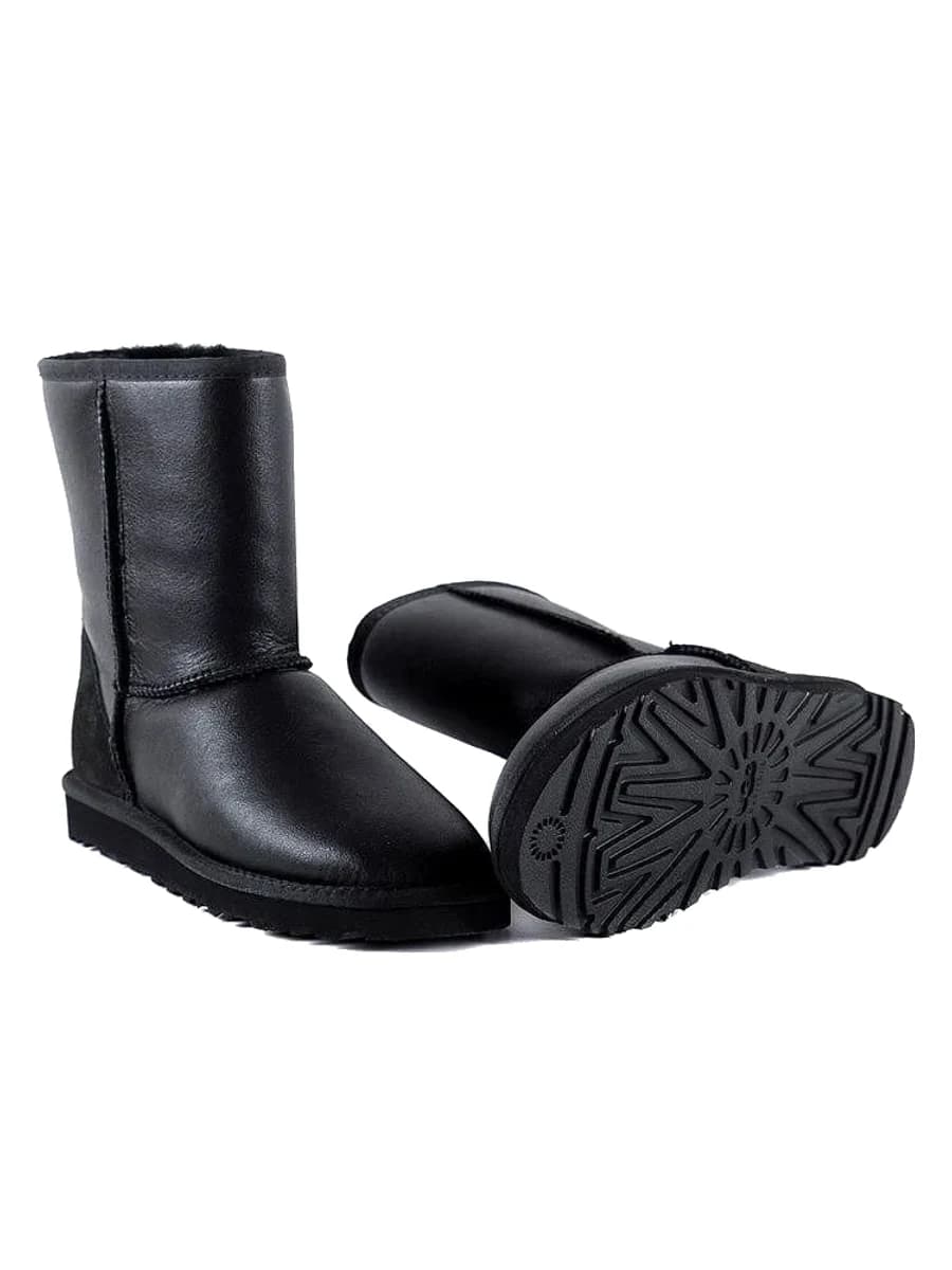 UGG Mens Classic Short Metallic Black — фото 2