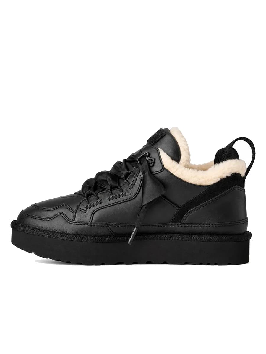 UGG Lowmel Leather Black — фото 2
