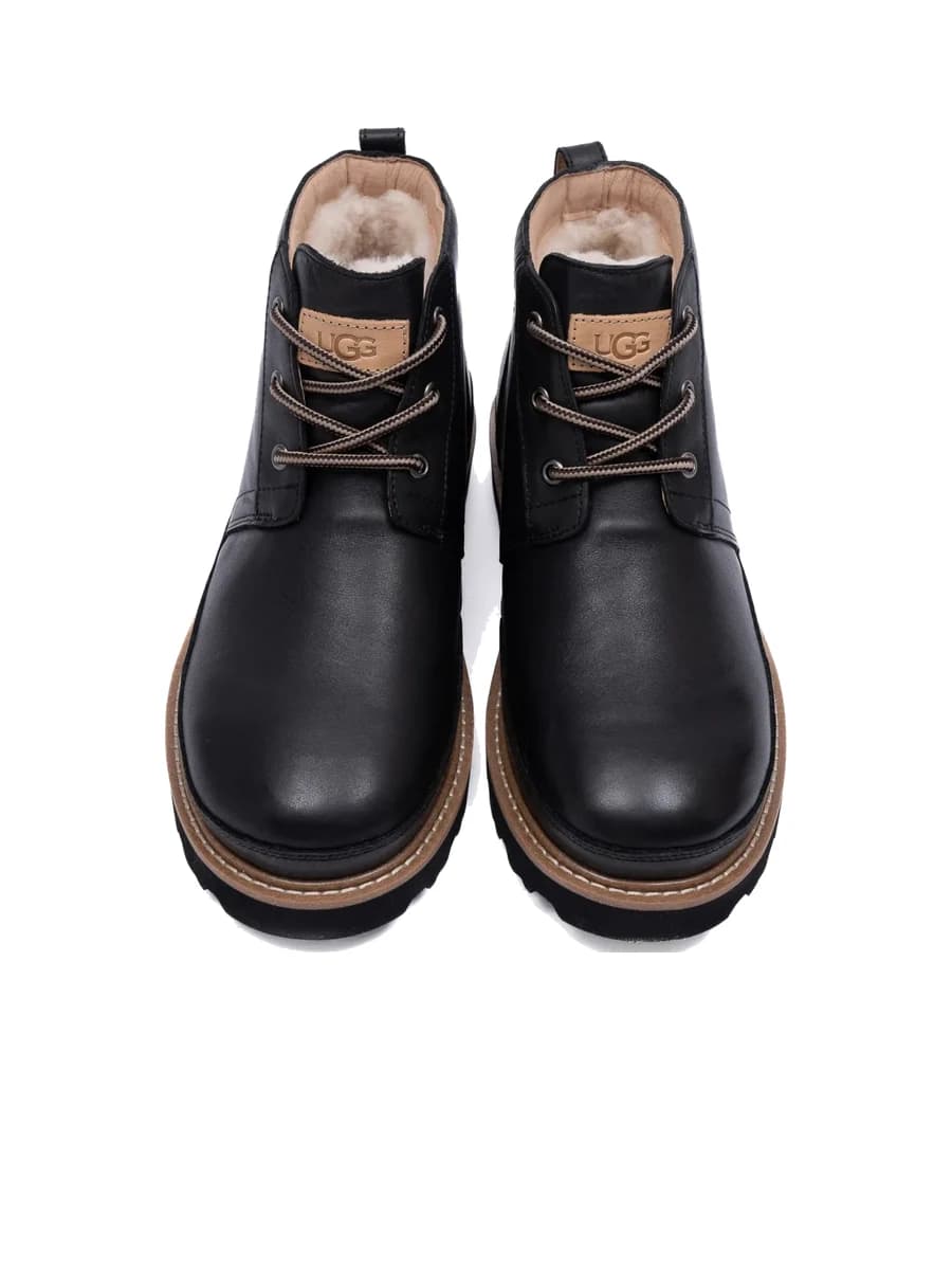 Ugg Mens Neumel Gentleman Leather Black — фото 2