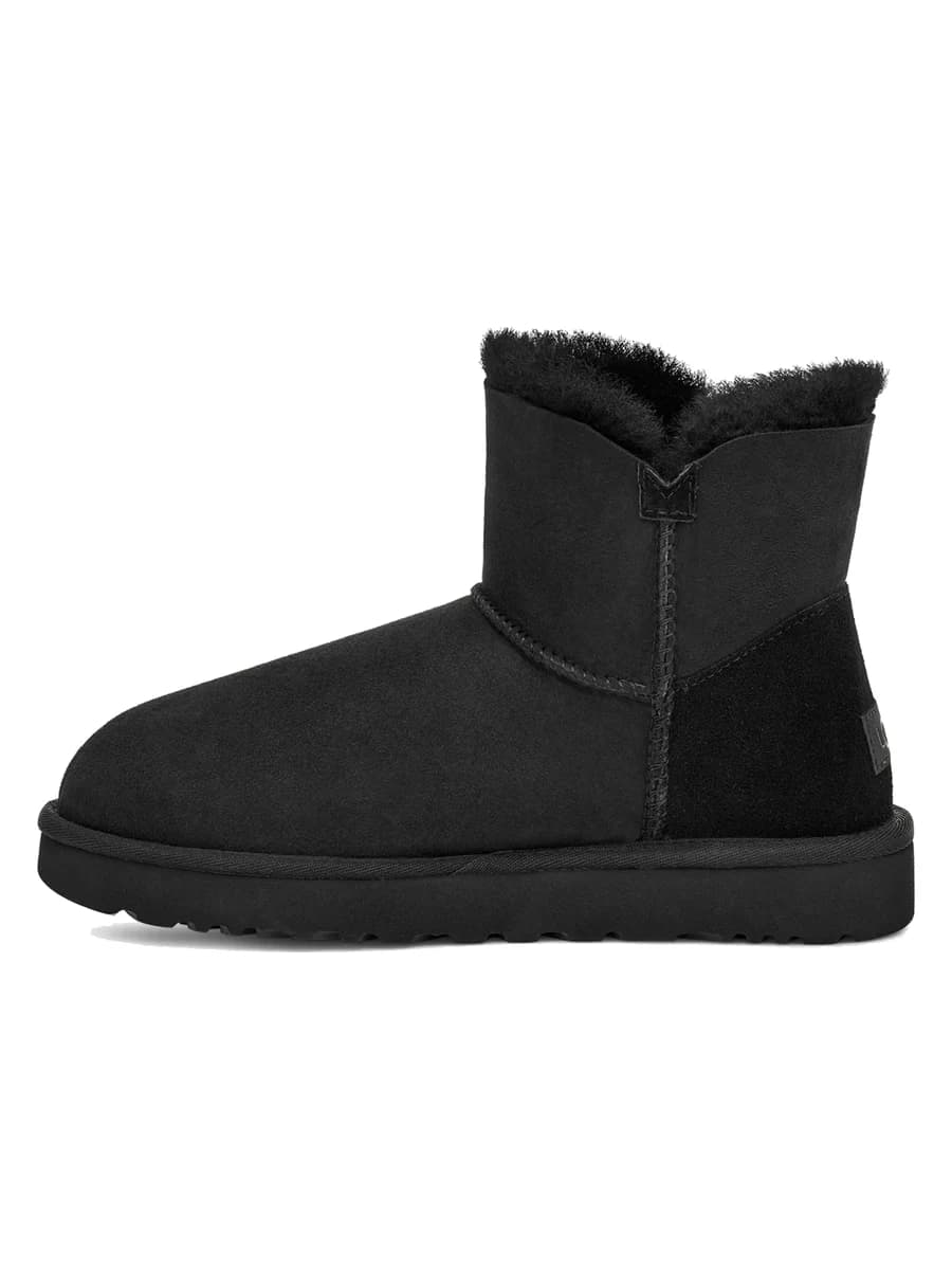 UGG Mini Bailey Button II Black — фото 3