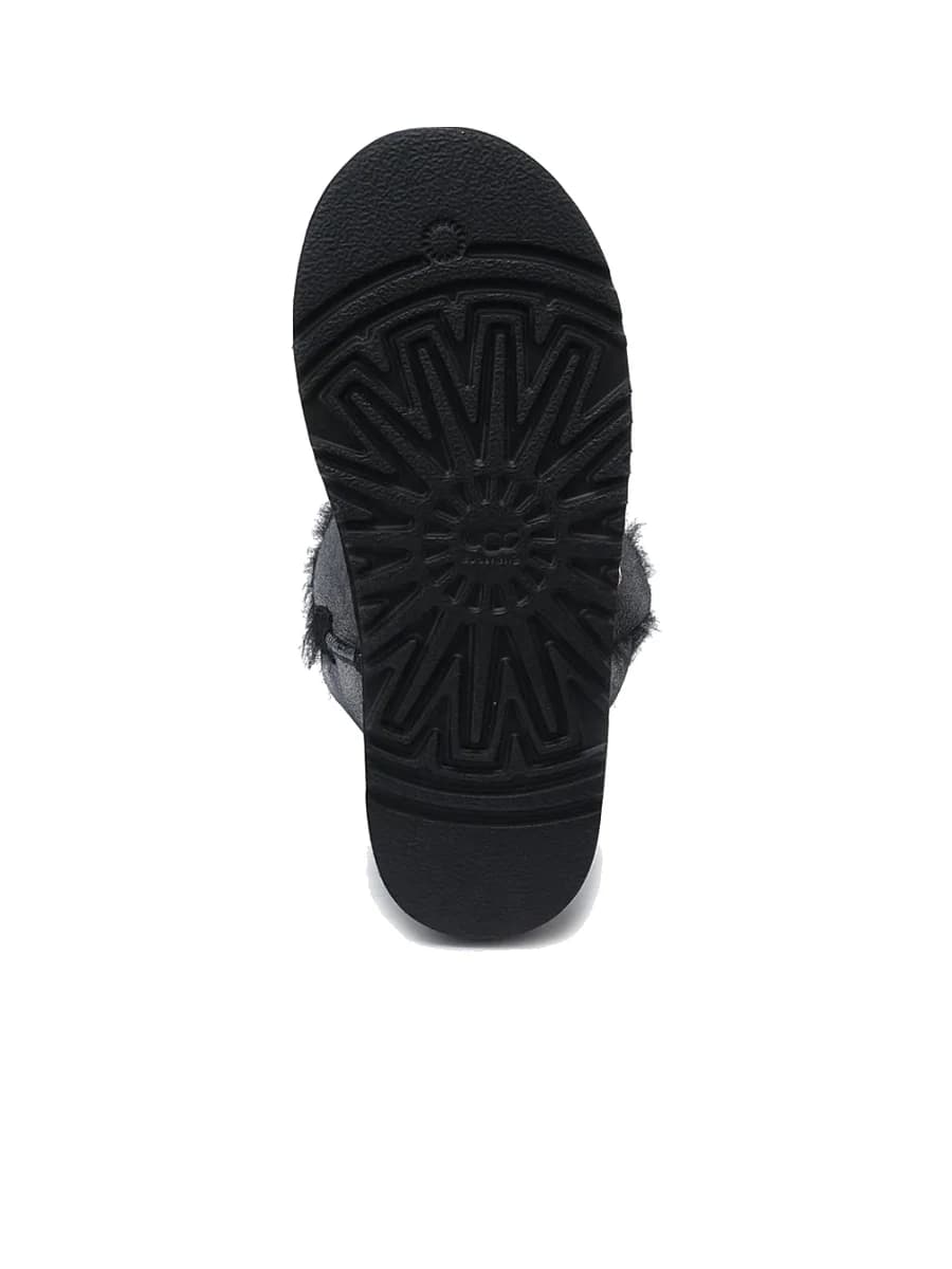 UGG Kids Bailey Button I Do Black — фото 2