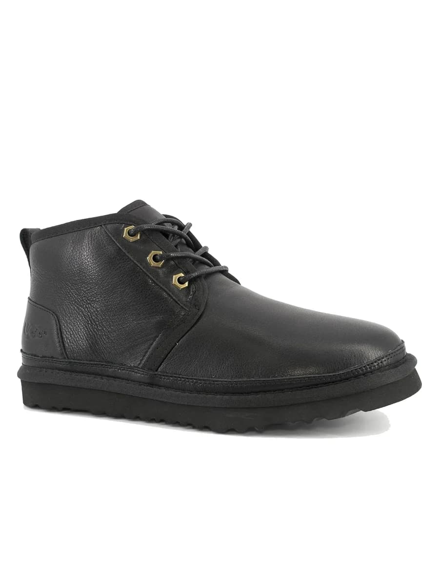 UGG Mens Neumel Leather Black — фото 5