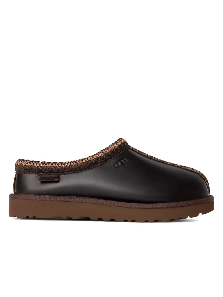 UGG Tasman Slippers Leather Regen Ironwood