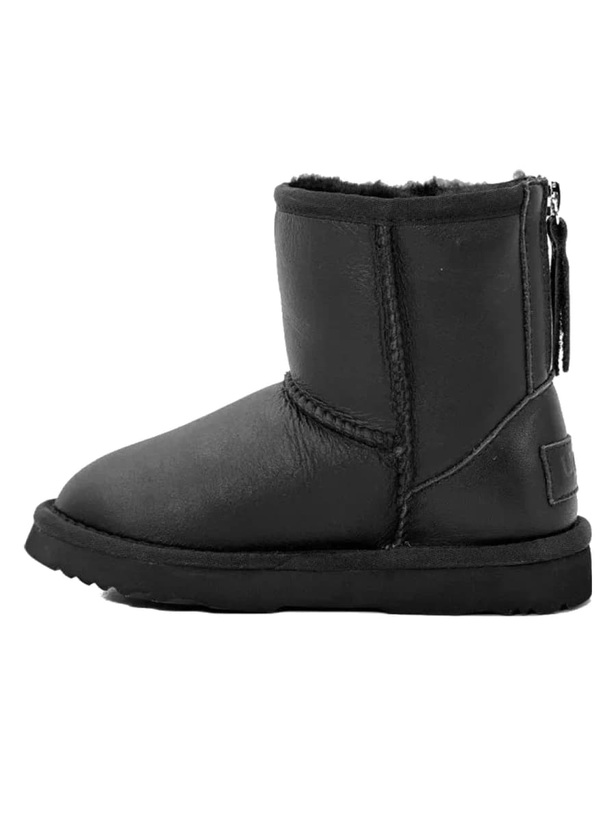 UGG Kids Zip Metallic Black — фото 3