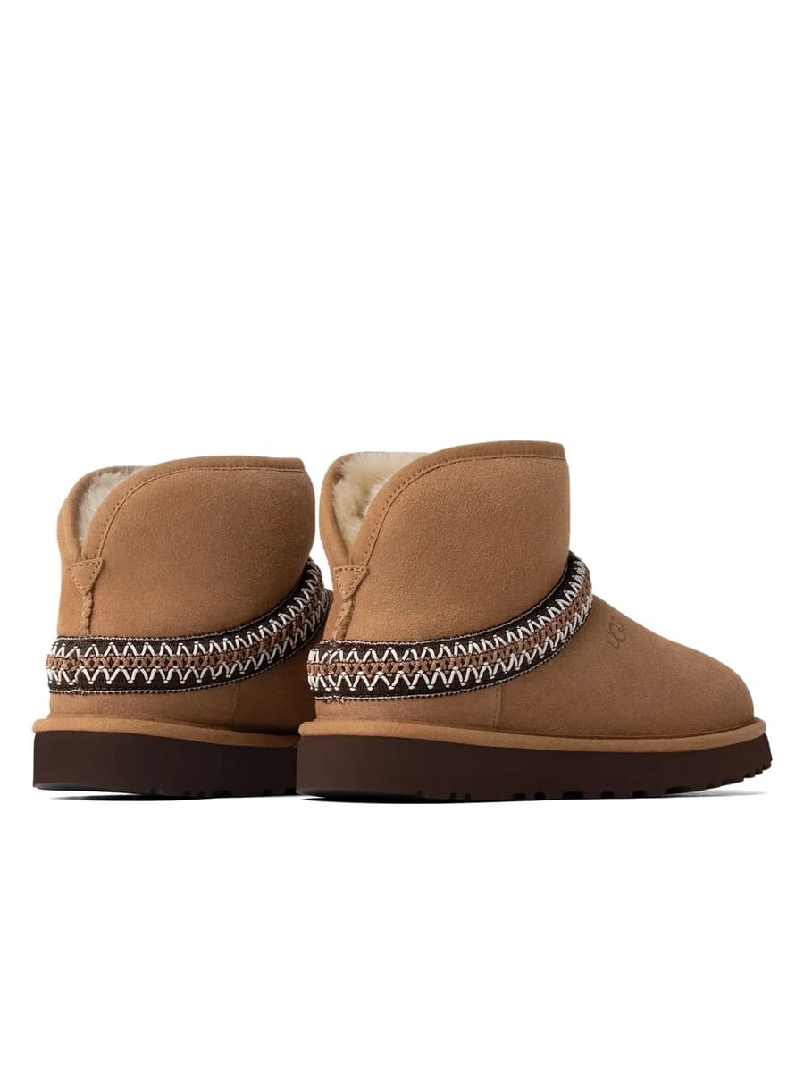 UGG Classic Mini Cresent Chestnut — фото 2