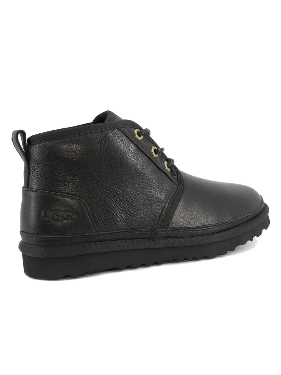 UGG Mens Neumel Leather Black — фото 2