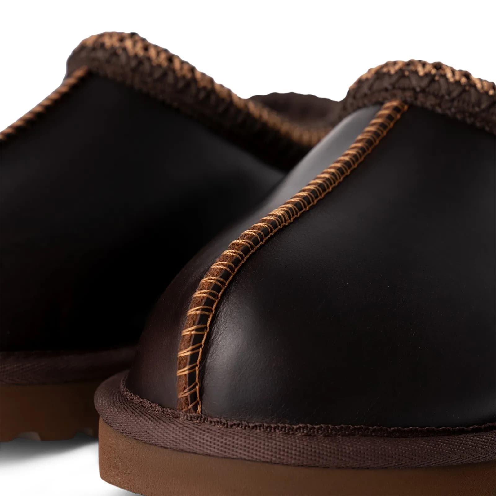 UGG Tasman Slippers Leather Regen Ironwood — фото 5