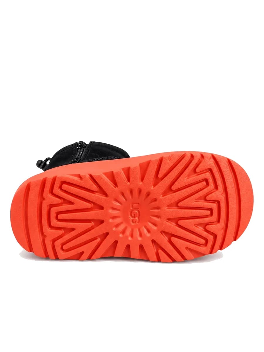 UGG Kids Mini Weather Hybrid Black Orange — фото 6