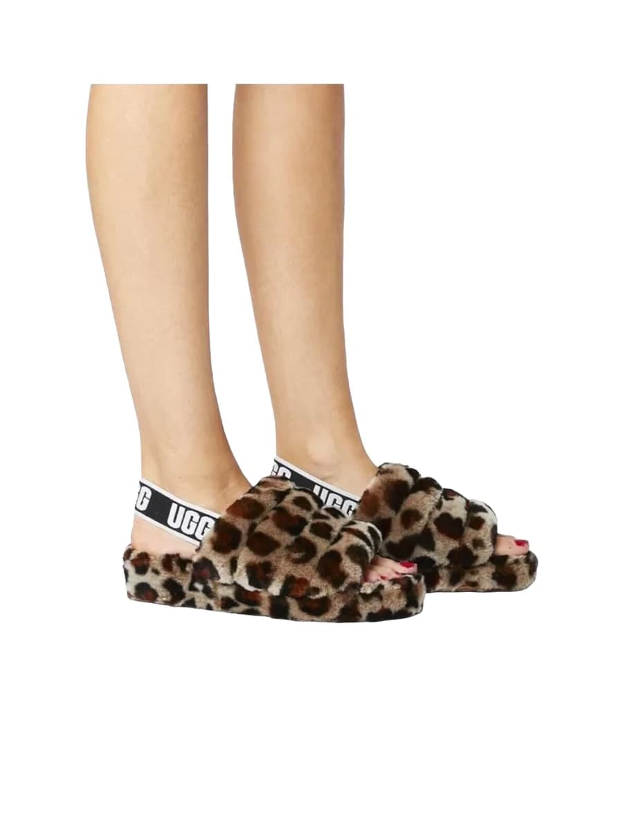UGG Fluff Yeah Slide Leopard — фото 2