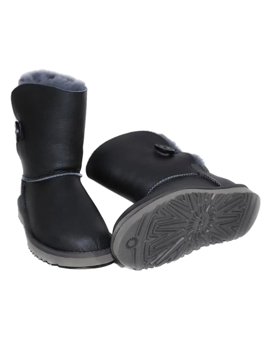 UGG Bailey Button Metallic Grey — фото 2