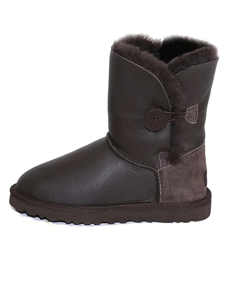 UGG Bailey Button Metallic Chocolate — фото 3