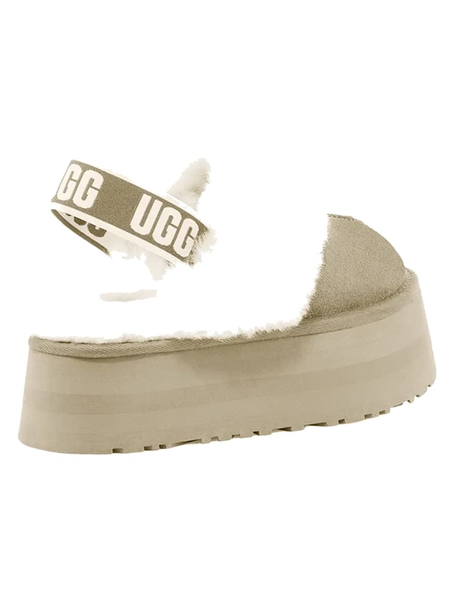UGG Funkette Suede Platform Sand — фото 4