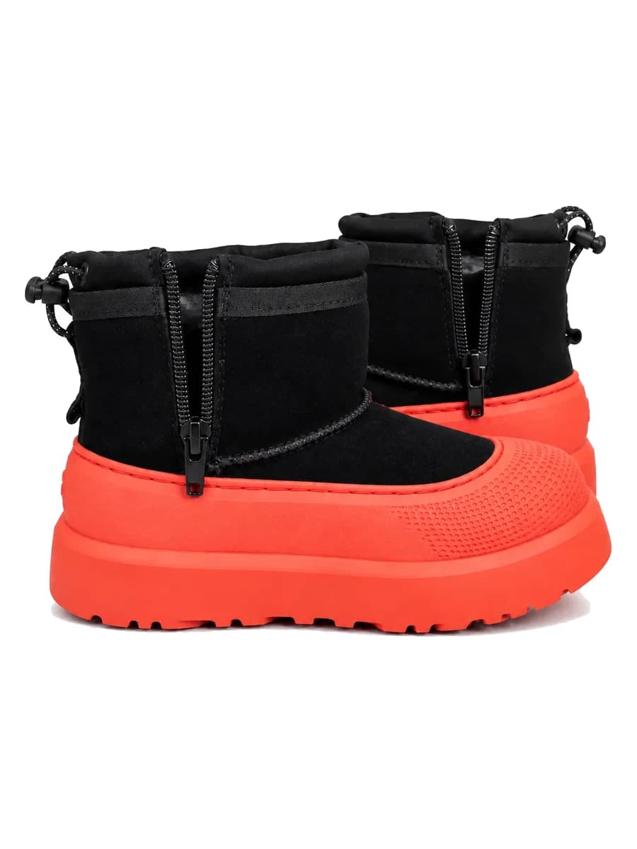 UGG Kids Mini Weather Hybrid Black Orange — фото 3