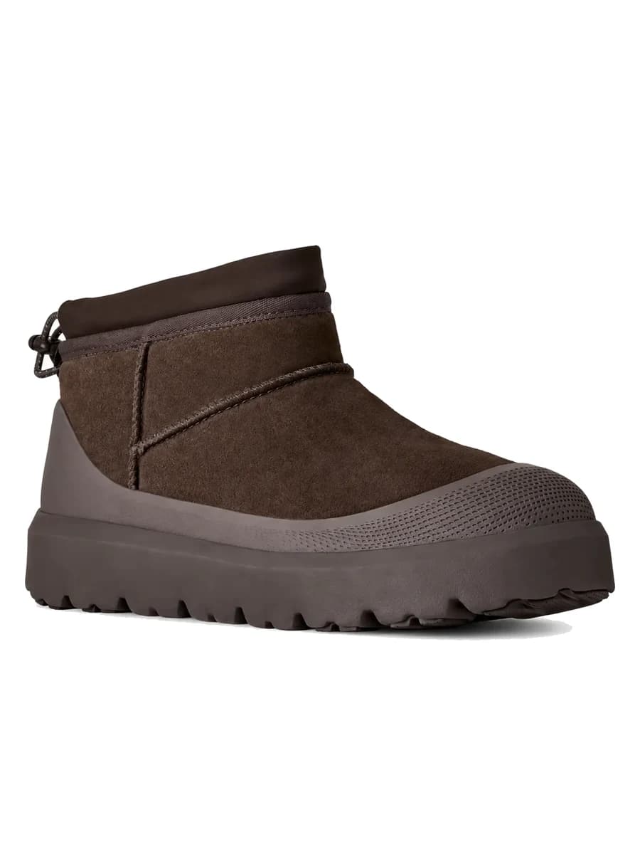 UGG Mens Classic Ultra Mini Weather Hybrid Chocolate — фото 2
