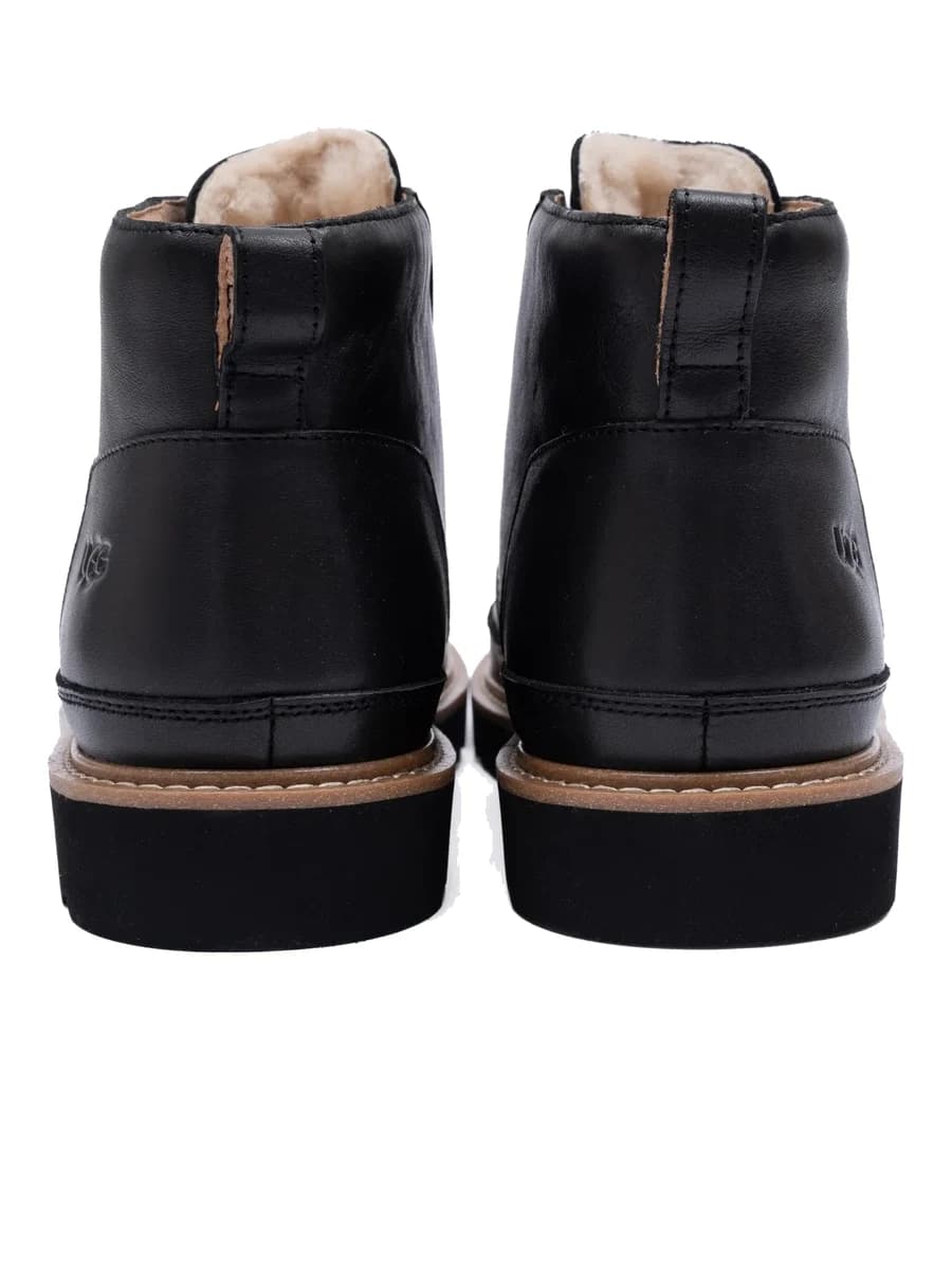 Ugg Mens Neumel Gentleman Leather Black — фото 3