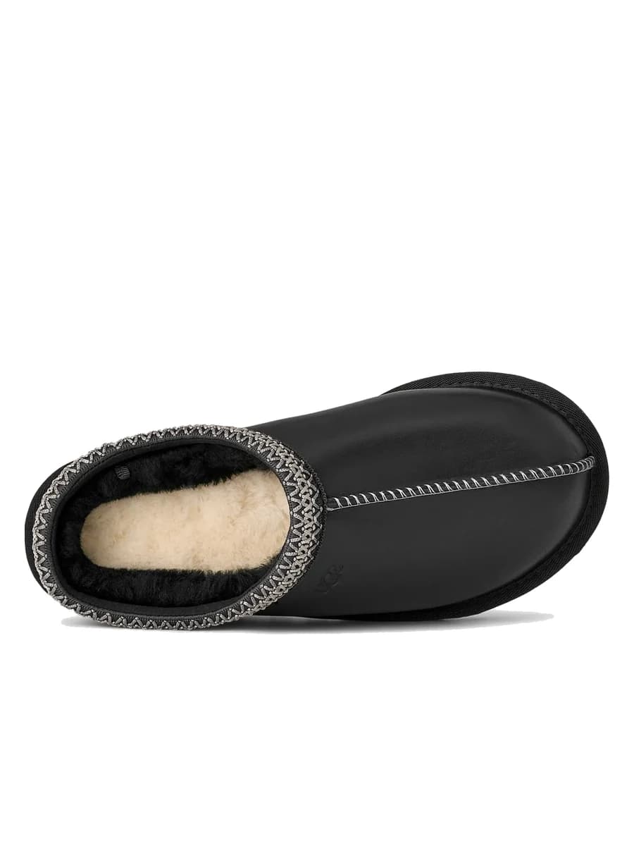 UGG Tasman Slippers Leather Regen Black — фото 6