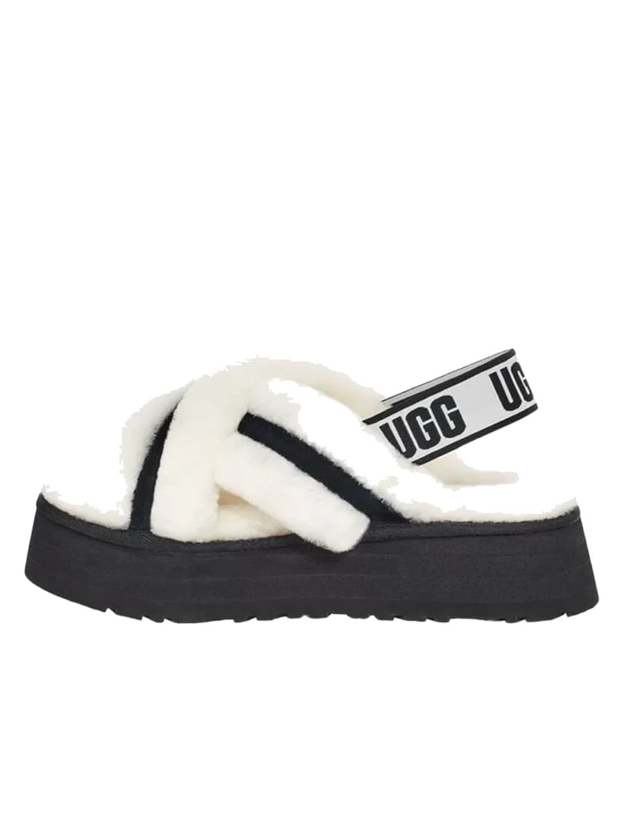 UGG W Disco Cross Slide White — фото 3