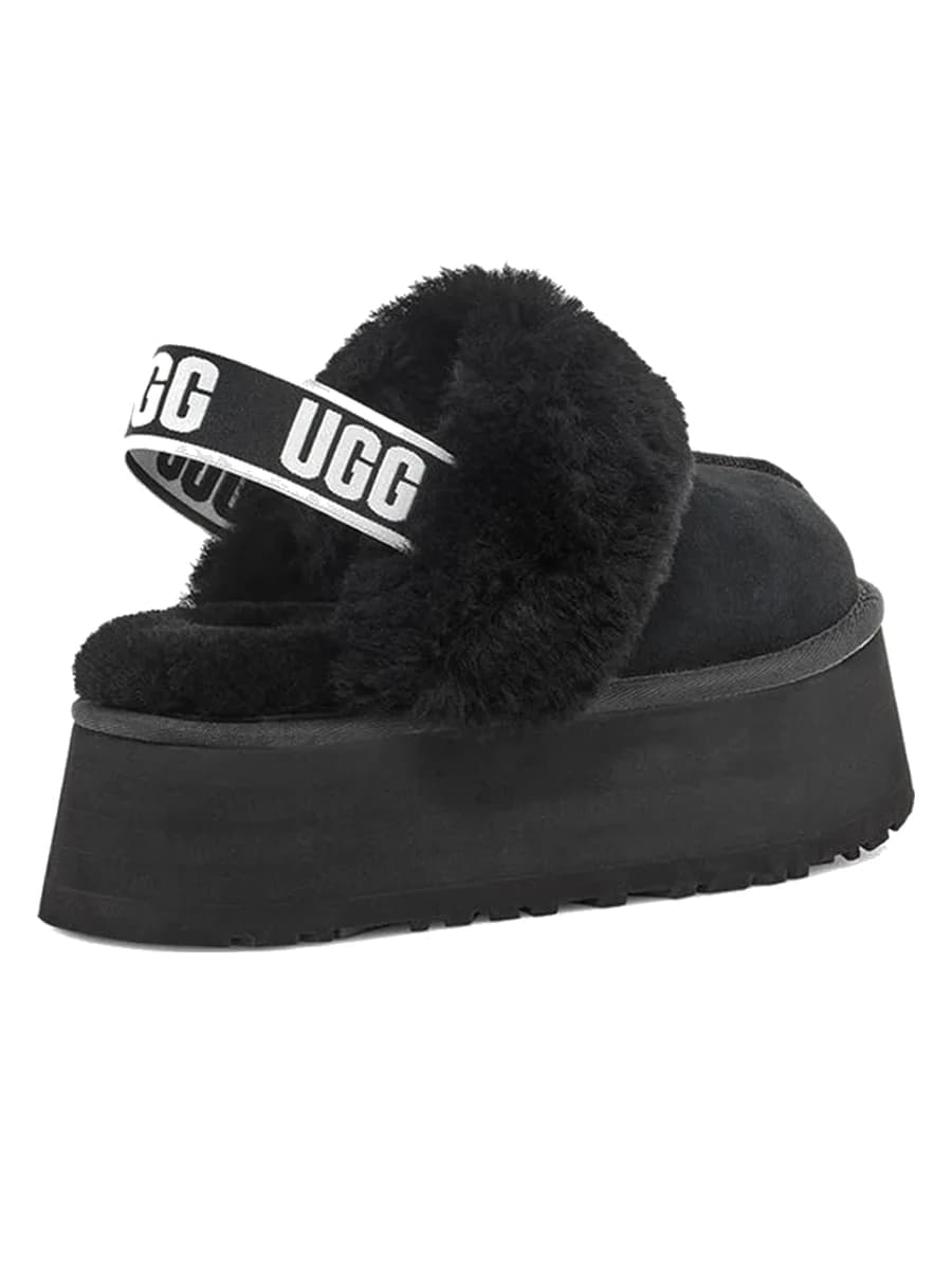 UGG Funkette Suede Platform Black — фото 4