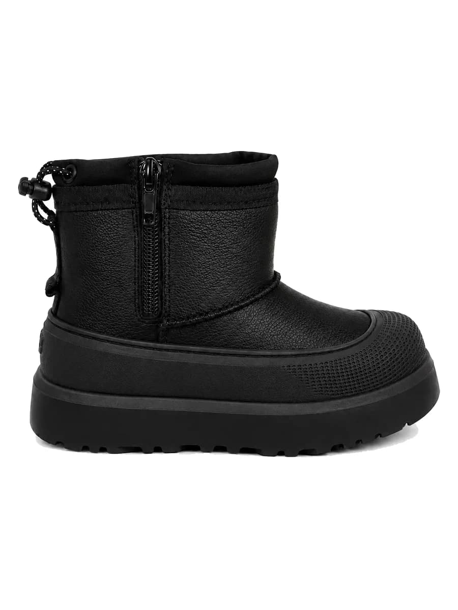 UGG Kids Mini Weather Hybrid Leather Black