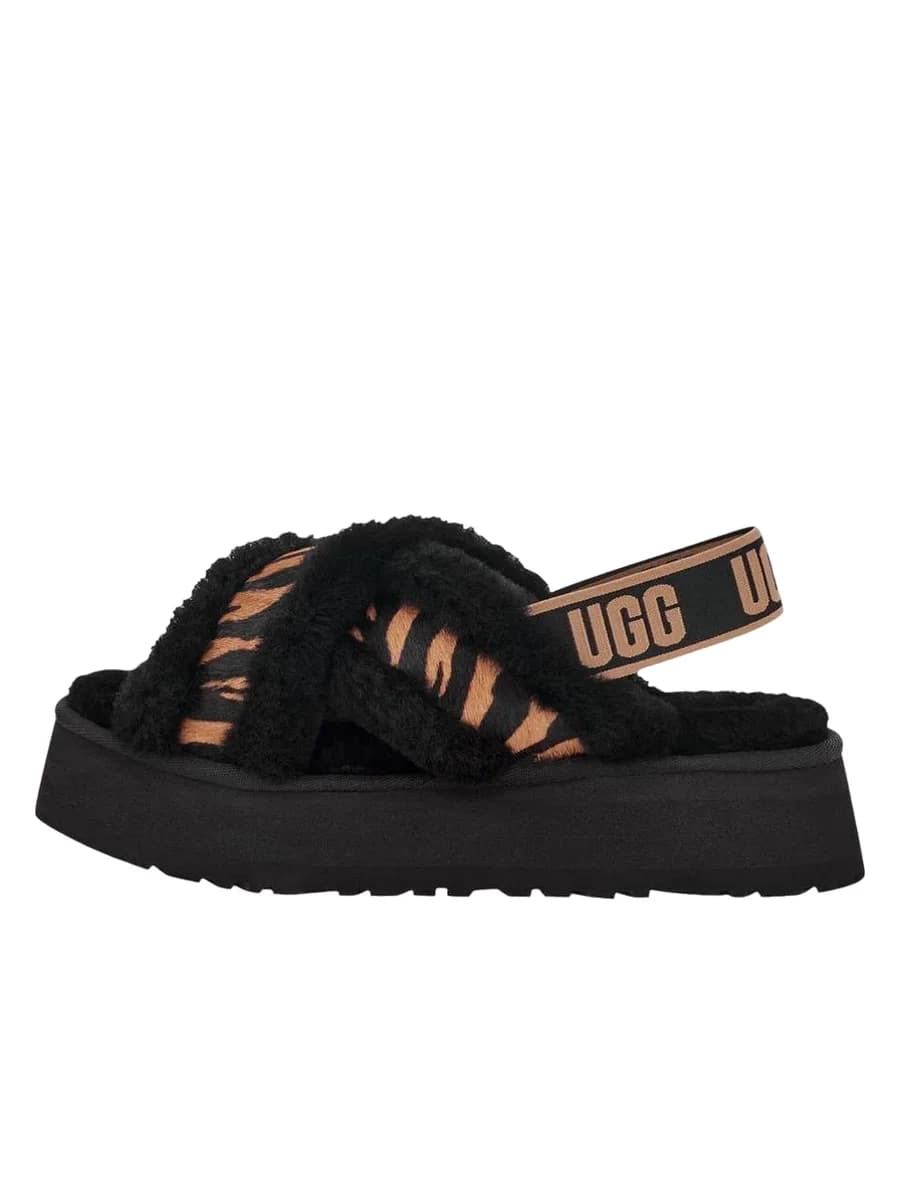 UGG W Disco Cross Slide Tiger Print — фото 3