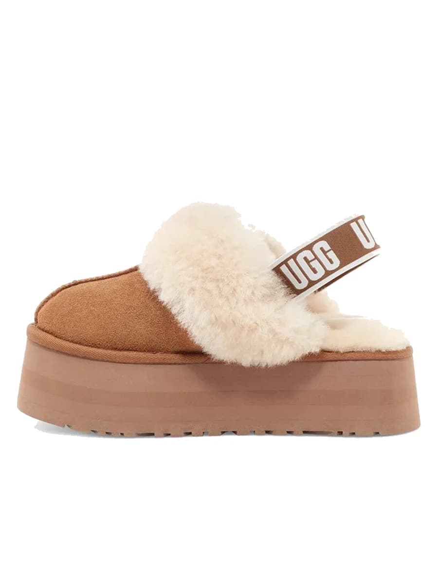 UGG Funkette Suede Platform Chestnut — фото 3