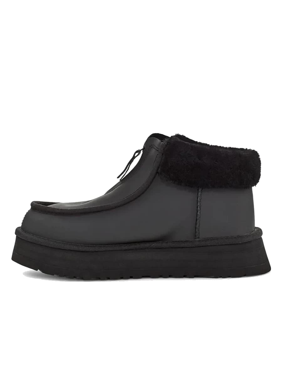 UGG Funkette Platform Leather Black — фото 3