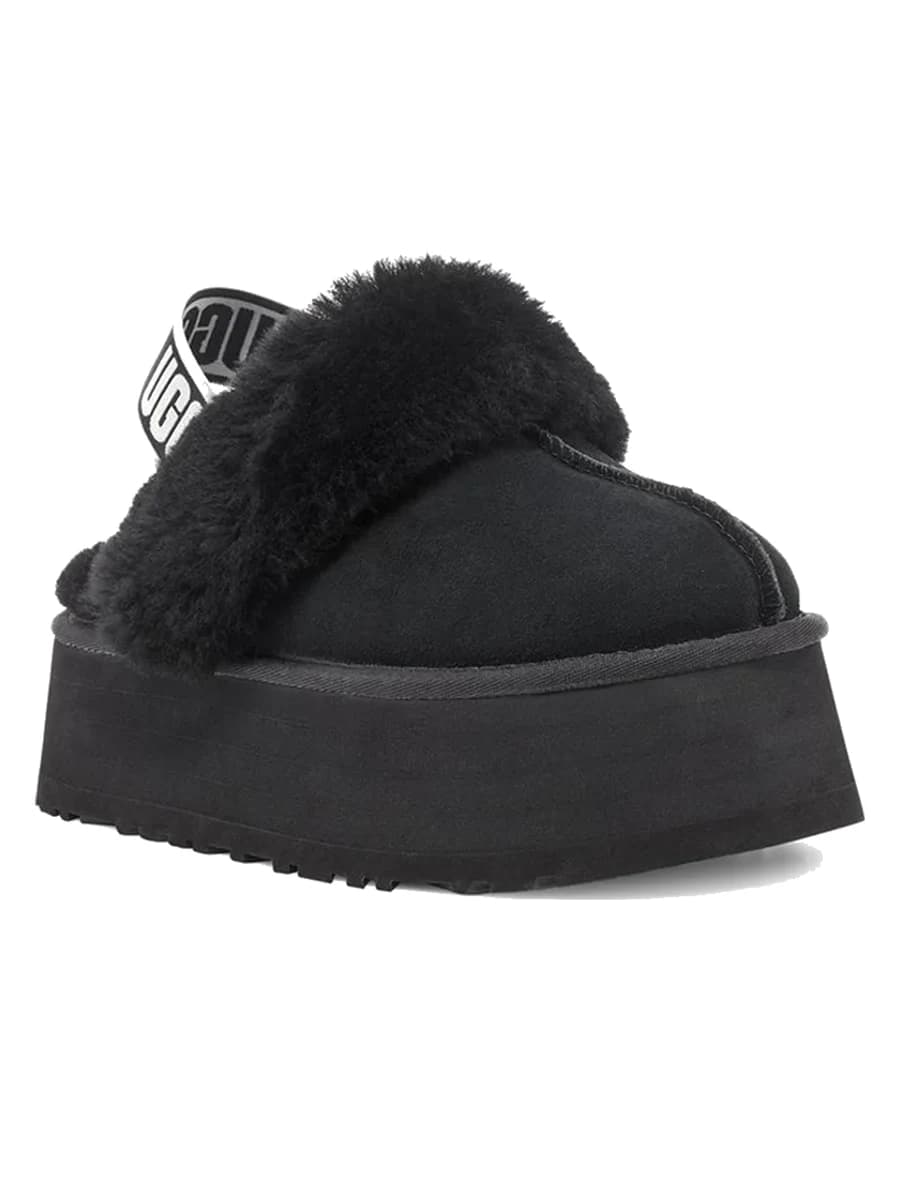 UGG Funkette Suede Platform Black — фото 2
