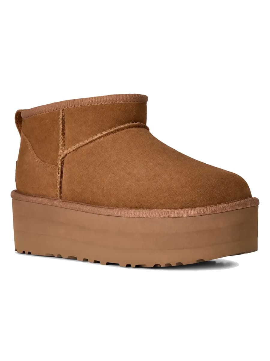 UGG Classic Ultra Mini Platform Chestnut — фото 2