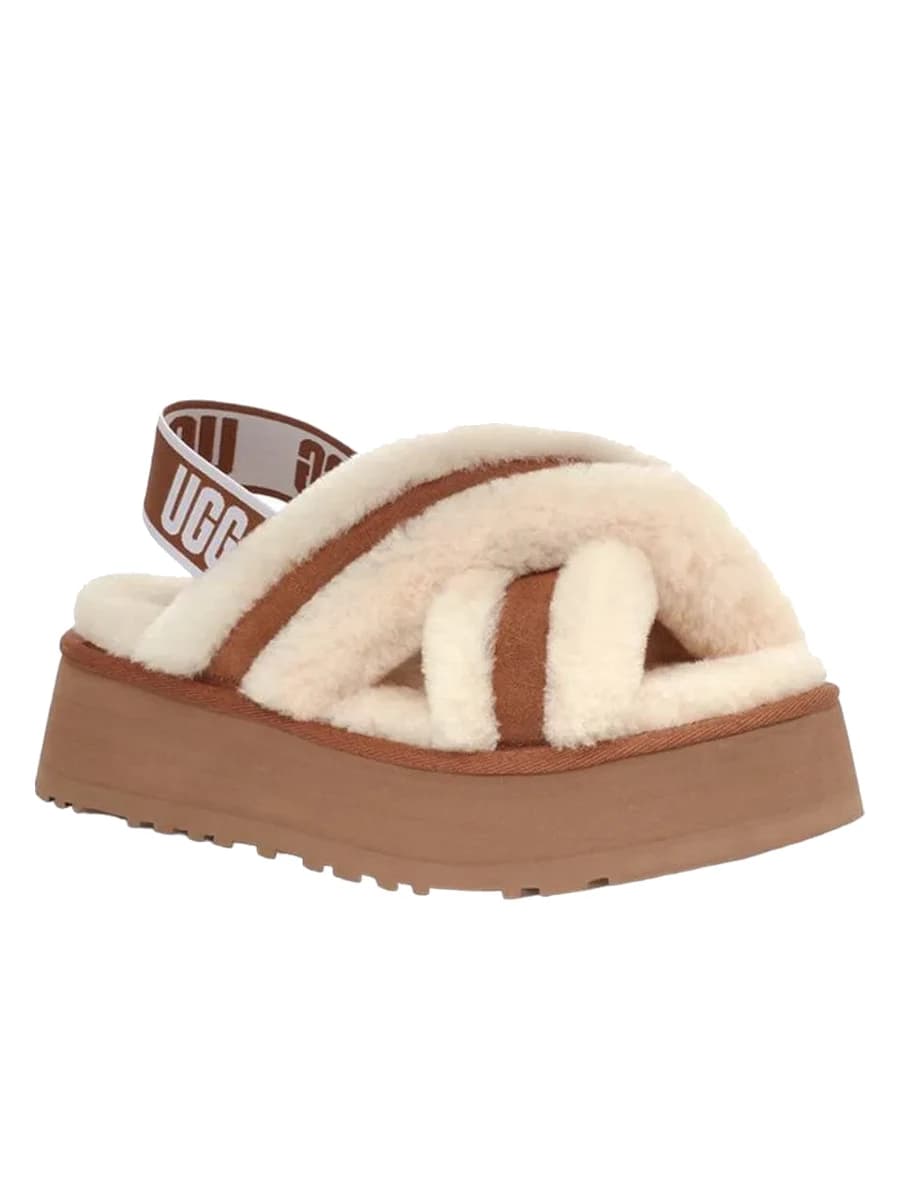 UGG W Disco Cross Slide Chestnut — фото 2