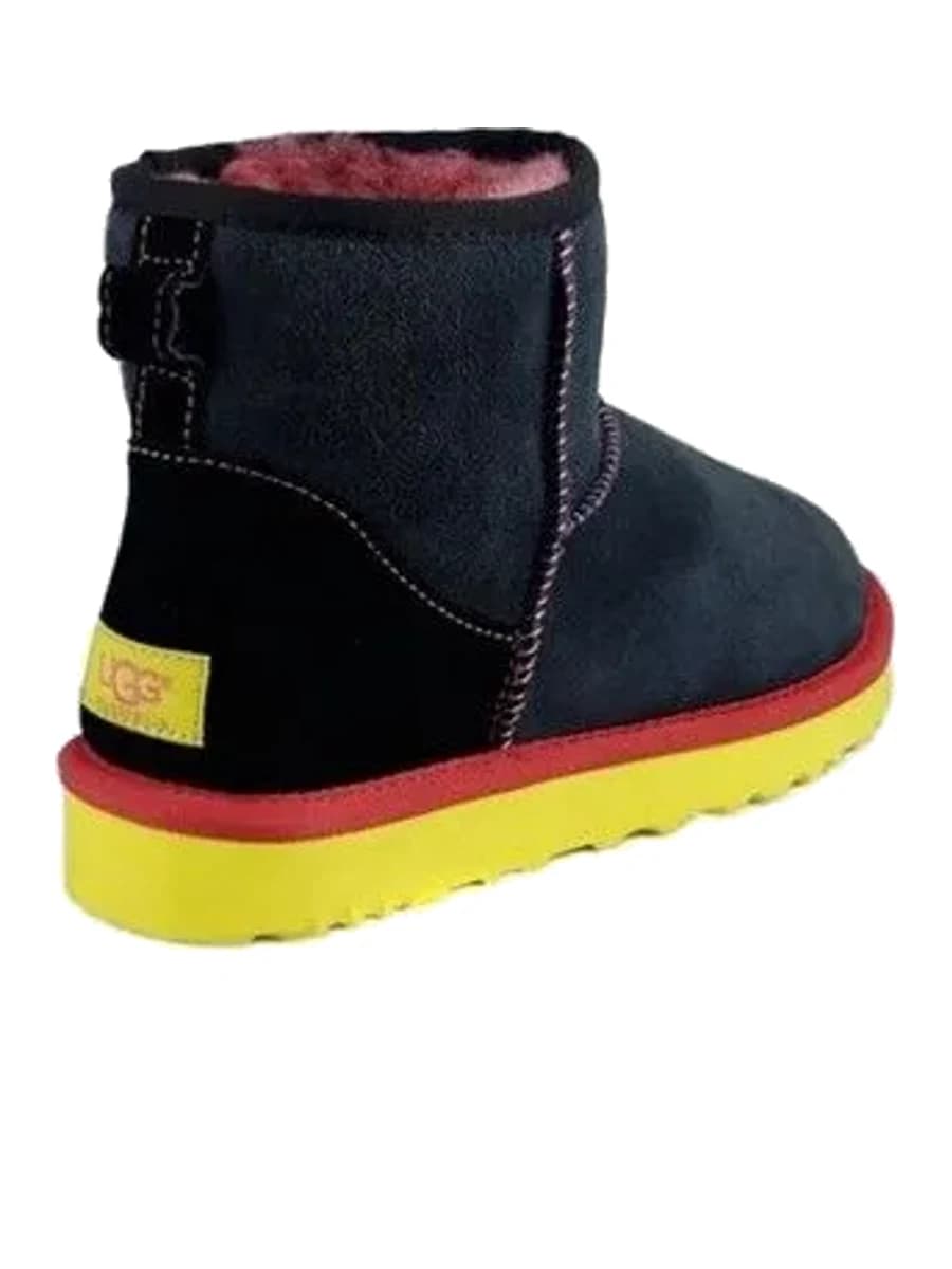 UGG Classic Mini II Black-Yellow — фото 3