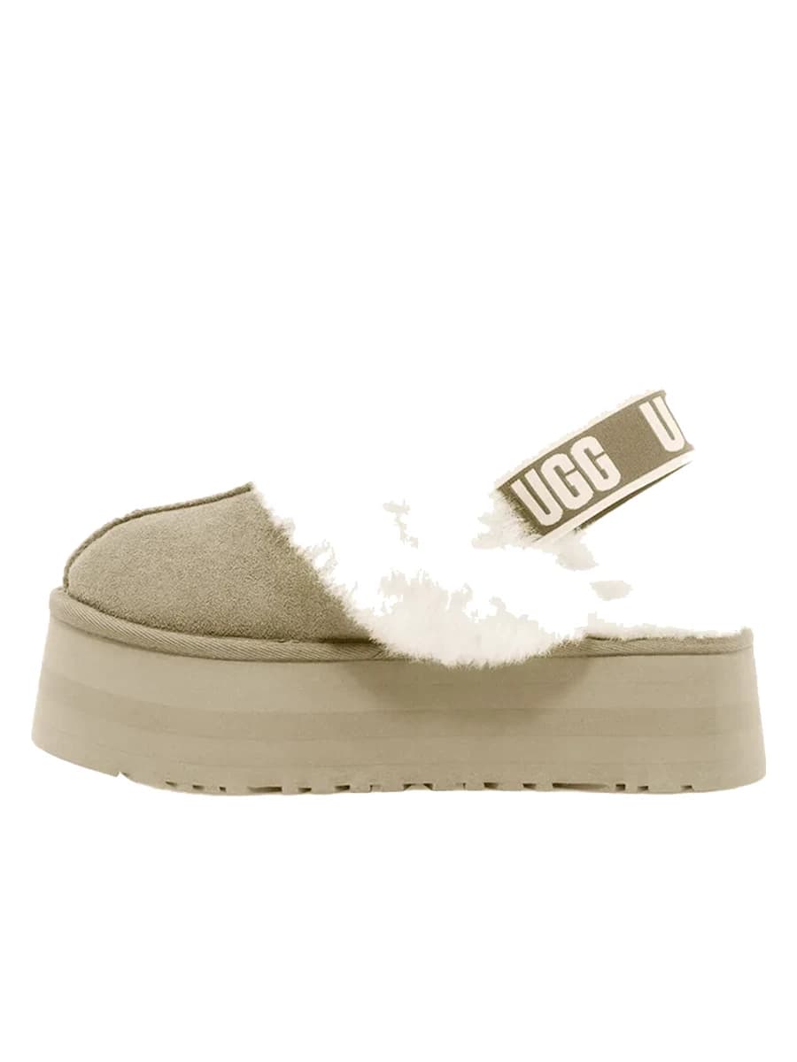 UGG Funkette Suede Platform Sand — фото 3