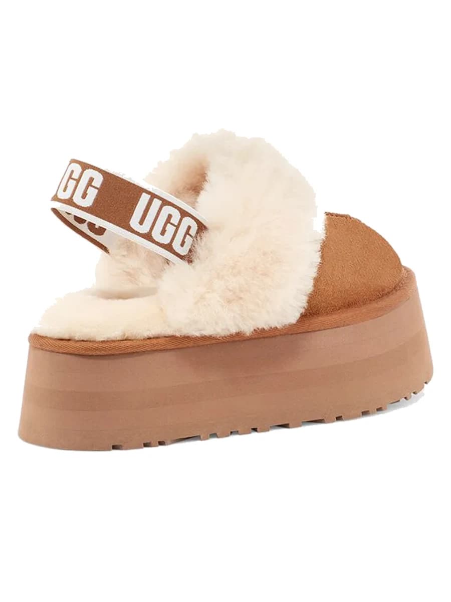 UGG Funkette Suede Platform Chestnut — фото 4