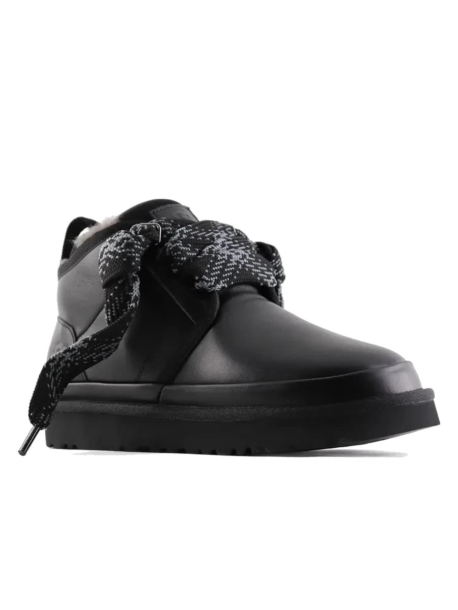 UGG Mens Neumel Leather FT Moss Black — фото 2