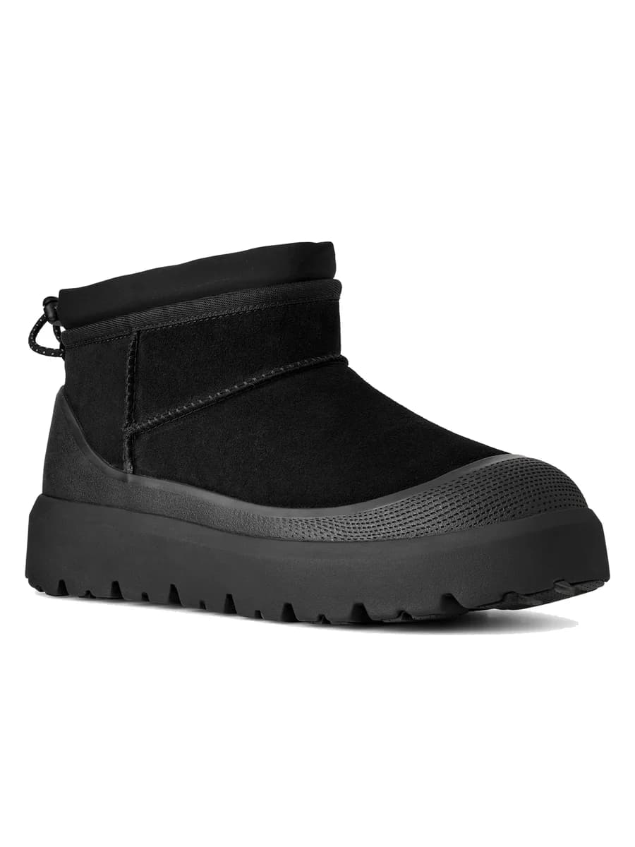 UGG Classic Ultra Mini Weather Hybrid Black — фото 2