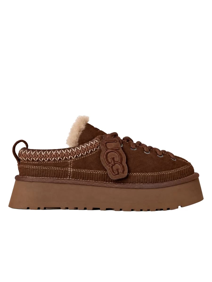UGG Heritage Lace-Up Slipper Hickory