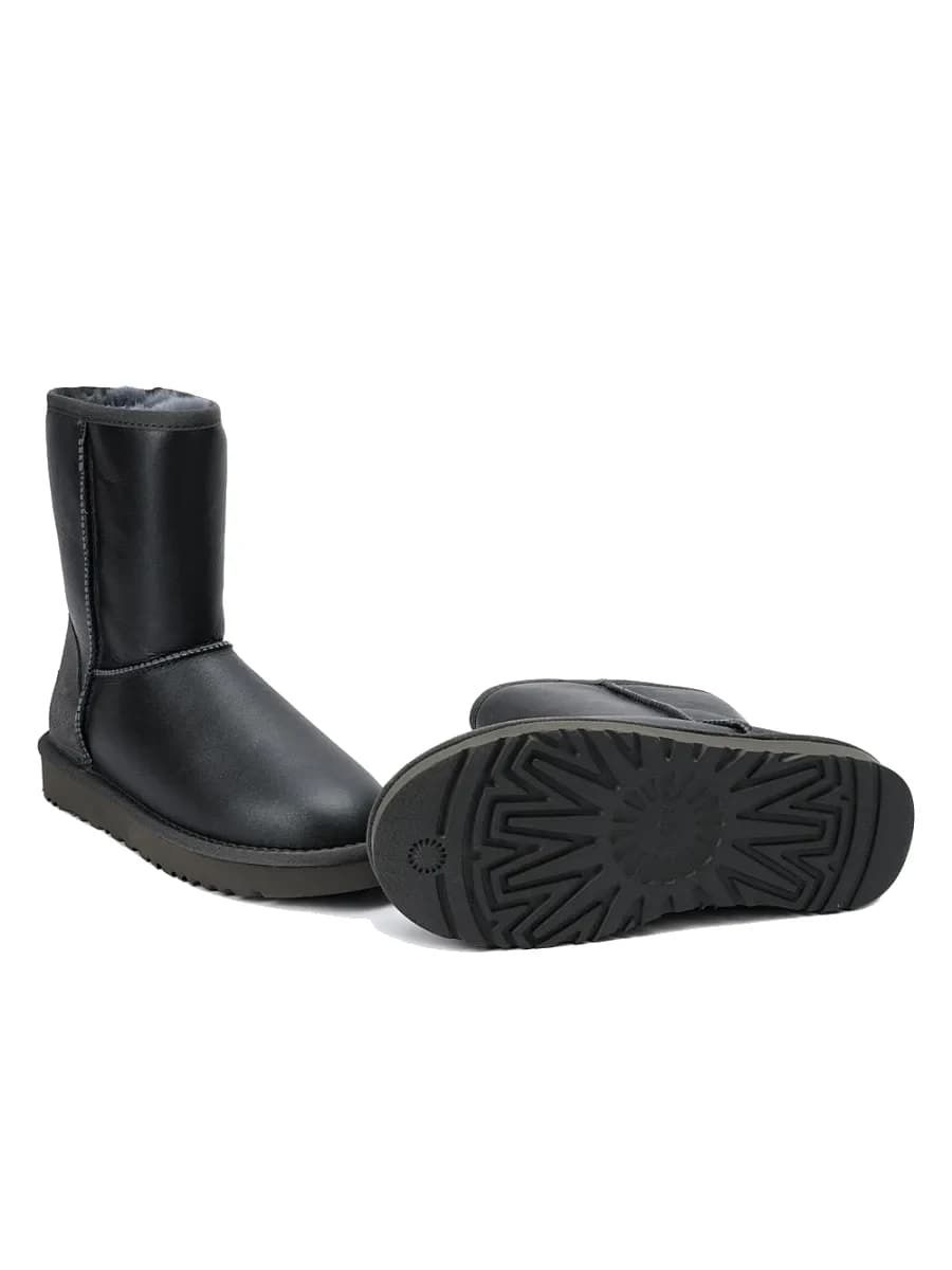 UGG Mens Classic Short Metallic Grey — фото 2