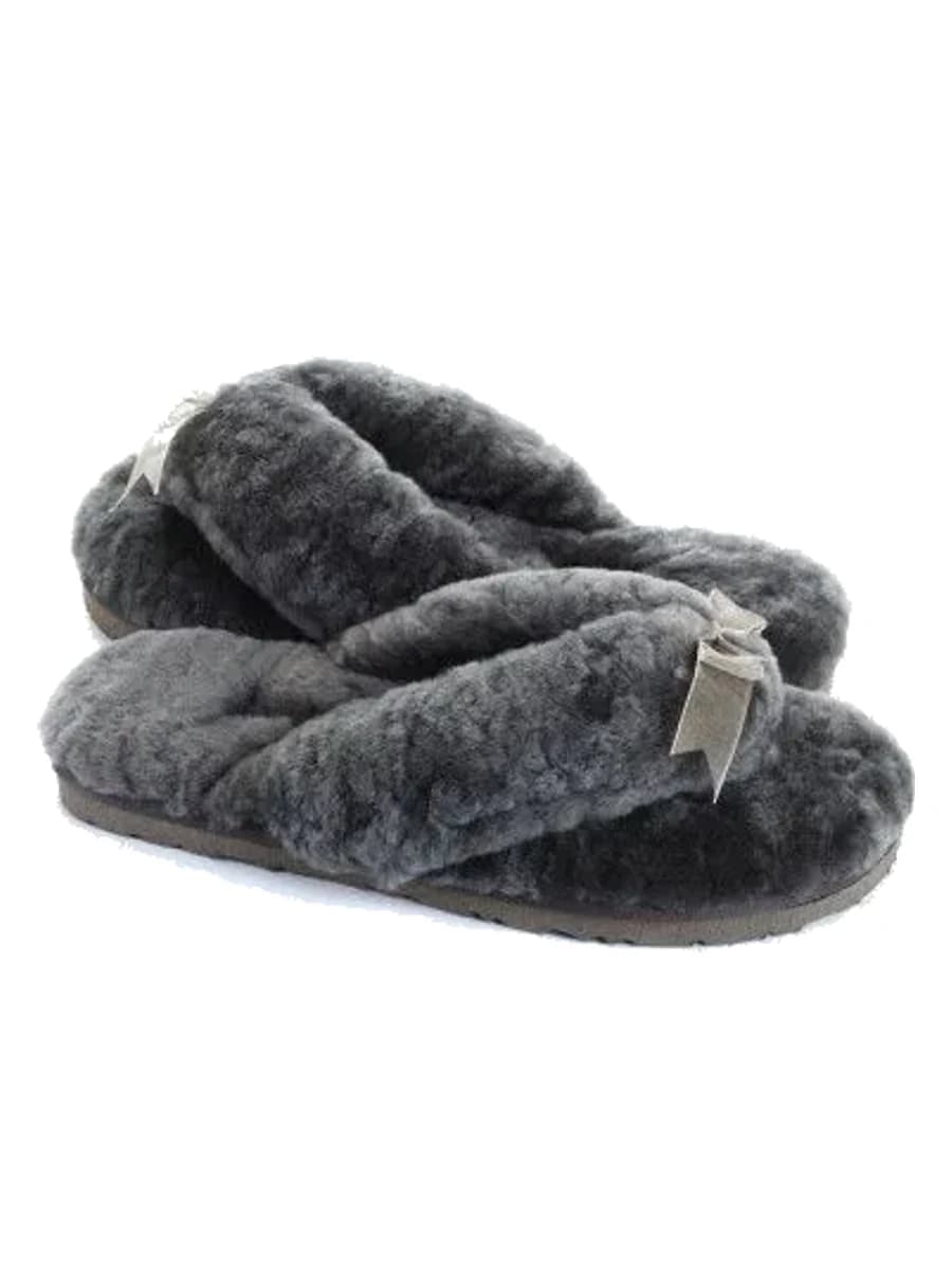 UGG Fluff Flip Flop II Grey