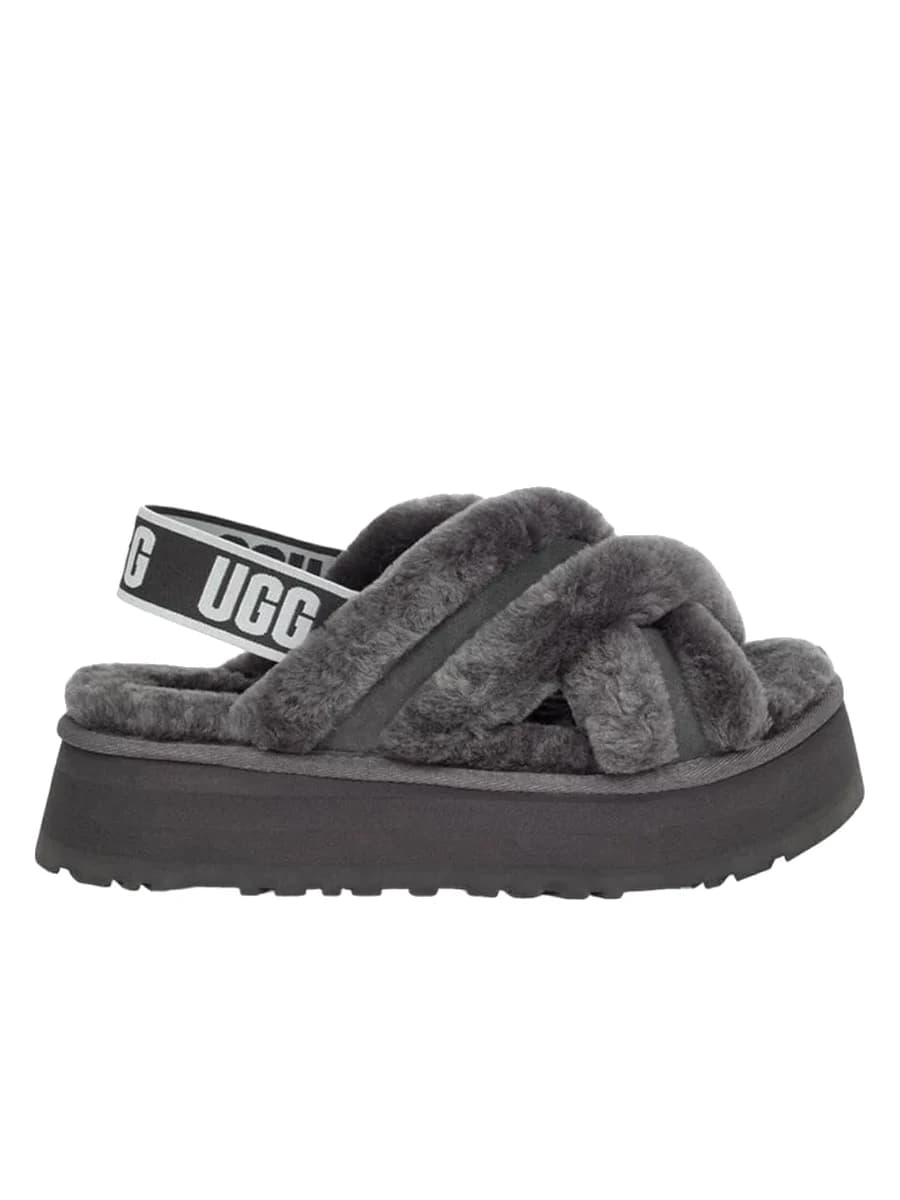 UGG W Disco Cross Slide Grey