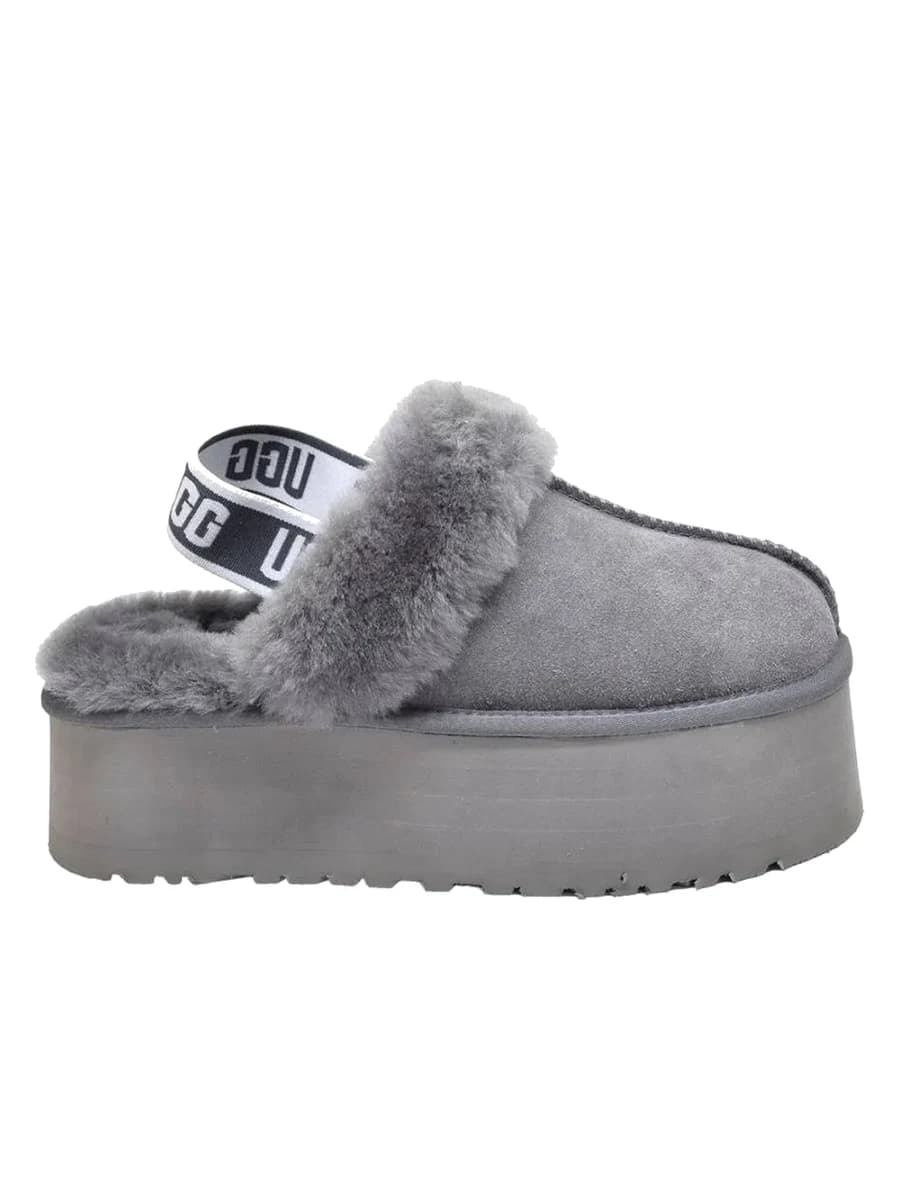 UGG Funkette Suede Platform Grey