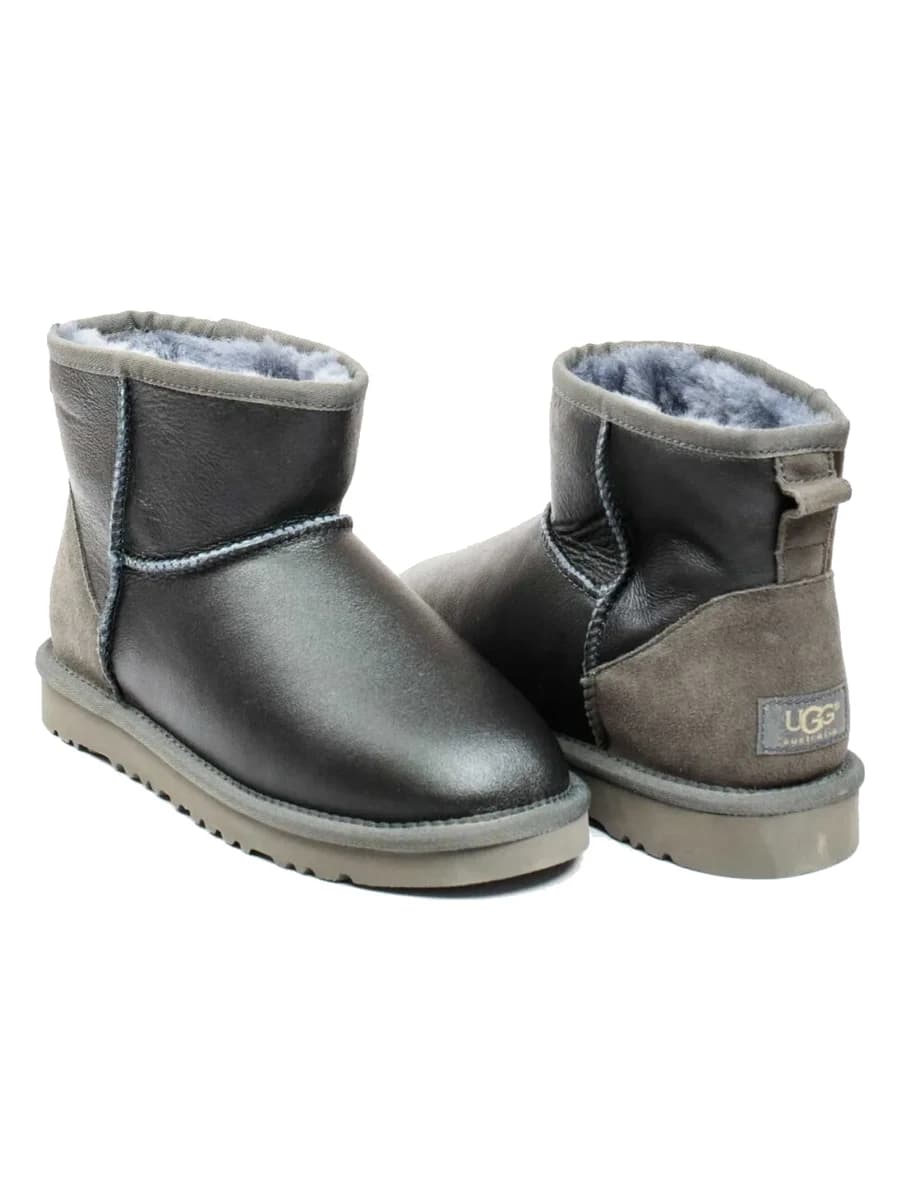 UGG Mens Classic Mini Metallic Grey