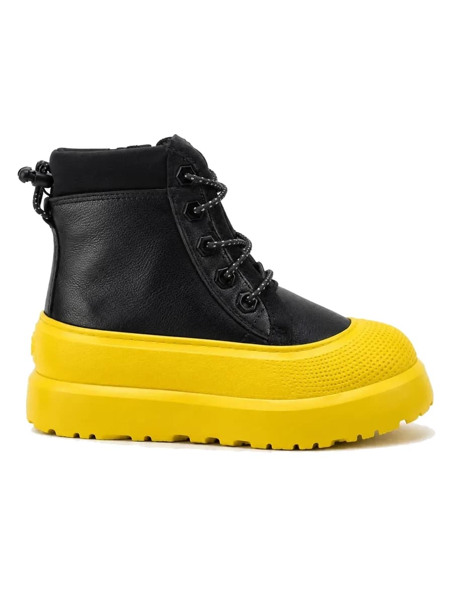 UGG Kids Neumel Weather Hybrid Leather Black Summer