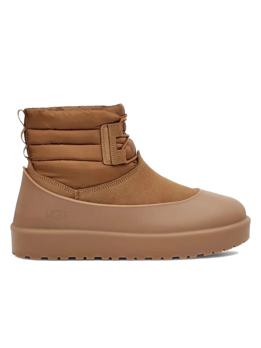 UGG Mens Classic Mini Lace-Up - Chestnut