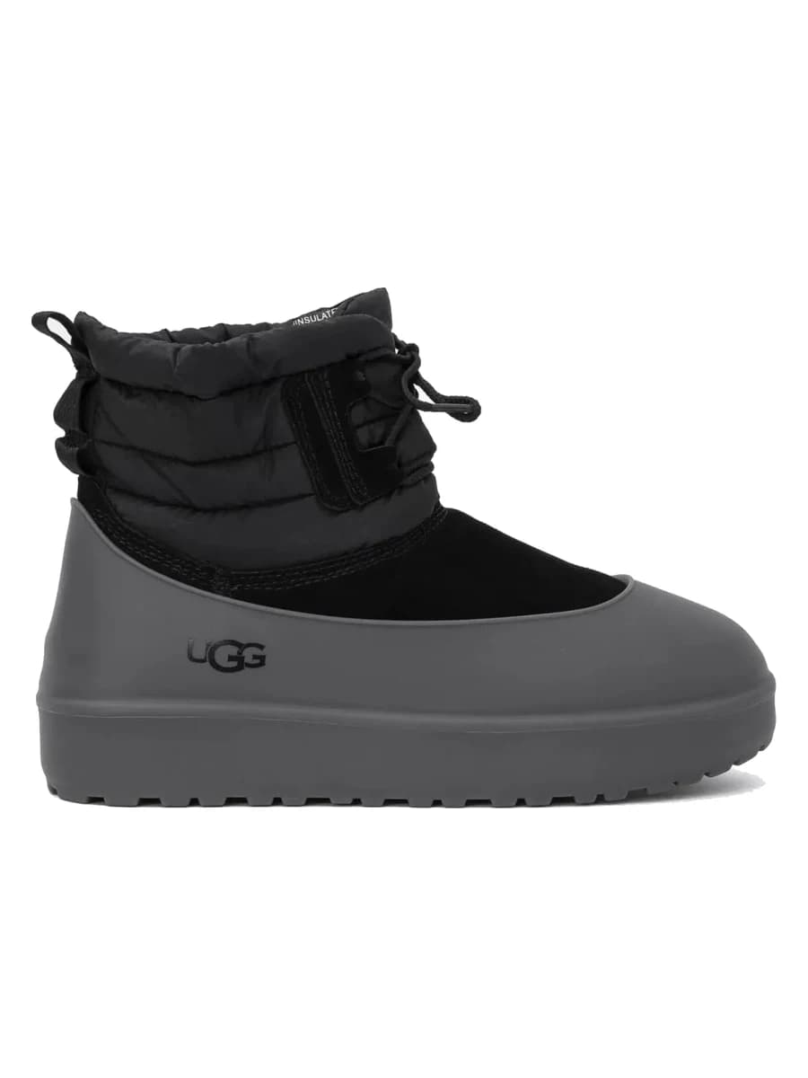 UGG Mens Classic Mini Lace-Up - Black