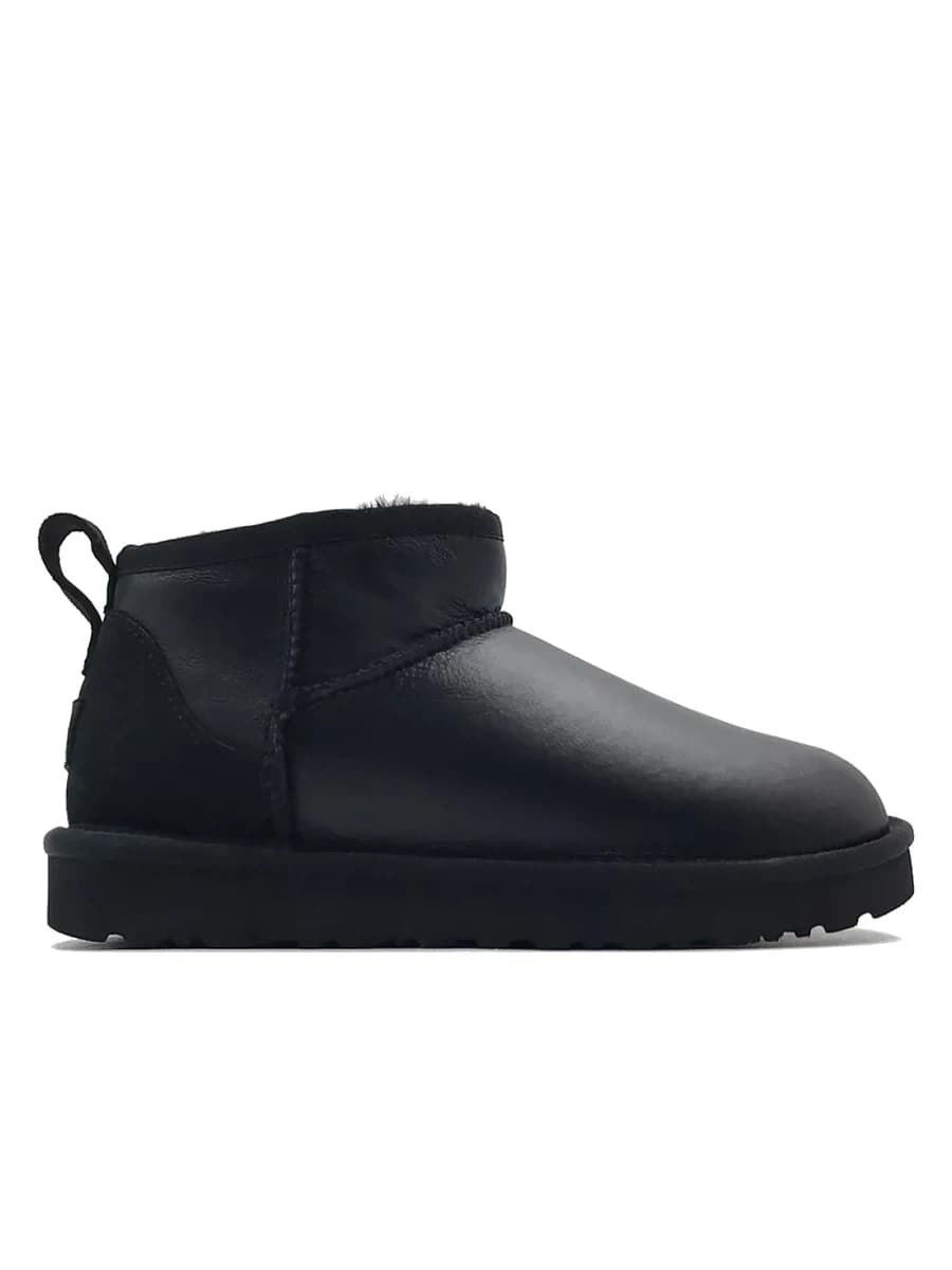 UGG Classic Ultra Mini Metallic Black
