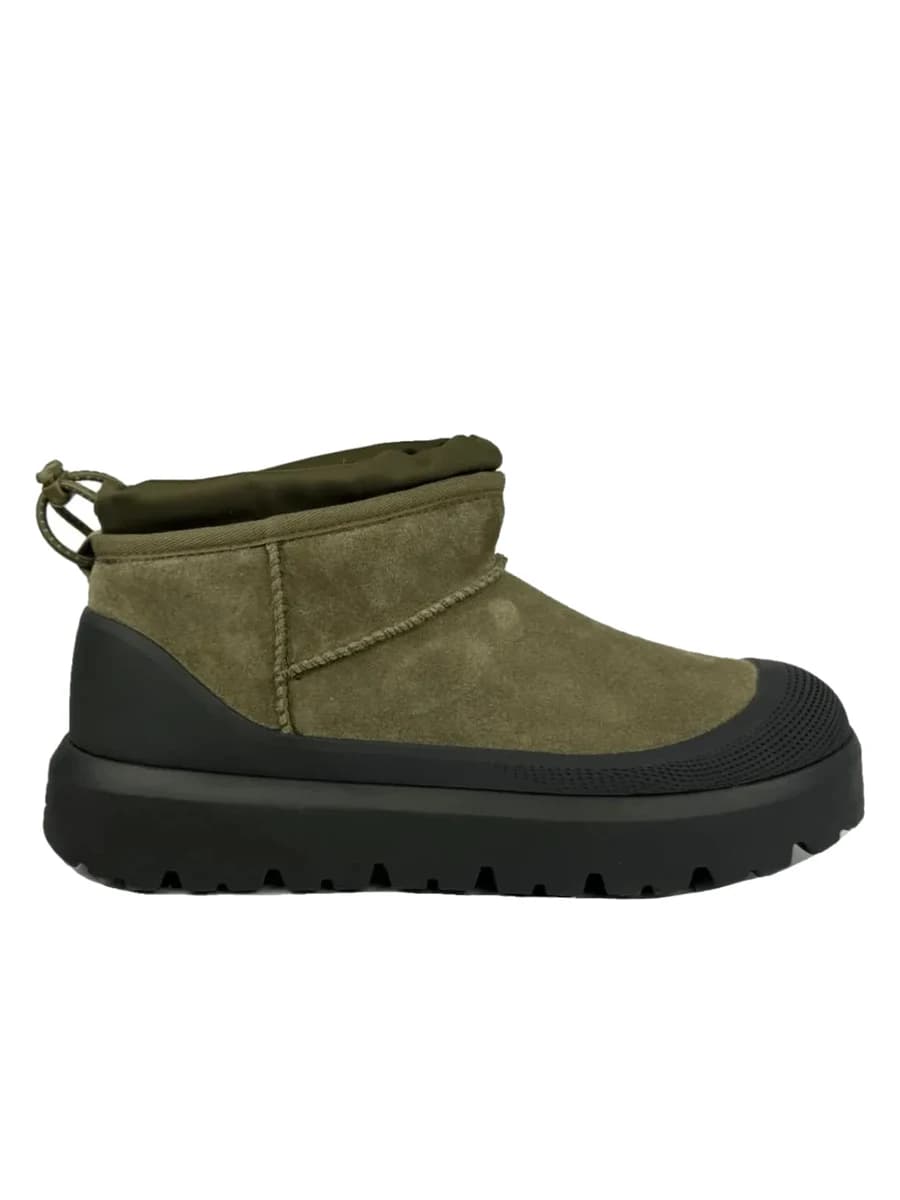 UGG Mens Classic Ultra Mini Weather Hybrid Forest Night Black
